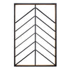 Wood and Metal Wall Mounted Wine Rack (36.25” x 24.25”)